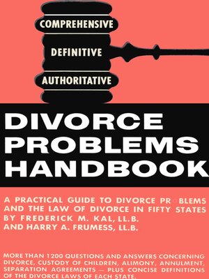 cover image of Divorce Problems Handbook